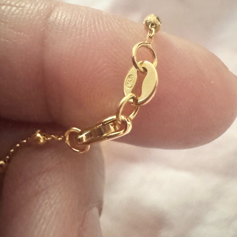 18KARAT Gold ROSARY NECKLACE - Picture 5 of 5
